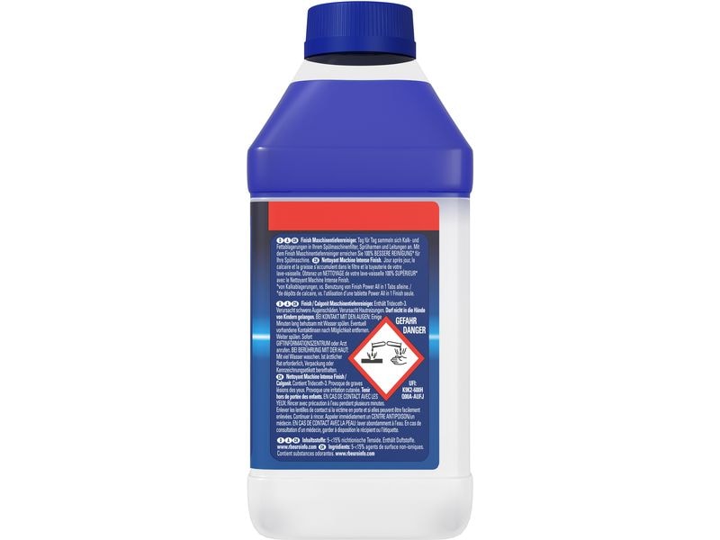 Finish Spülmaschinenpflege Maschinentiefenreiniger 250 ml Reinigungsmittel für die Geschirrspülmaschine