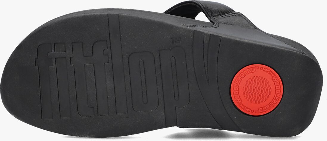 FITFLOP zwarte fitflop teenslippers lulu leather