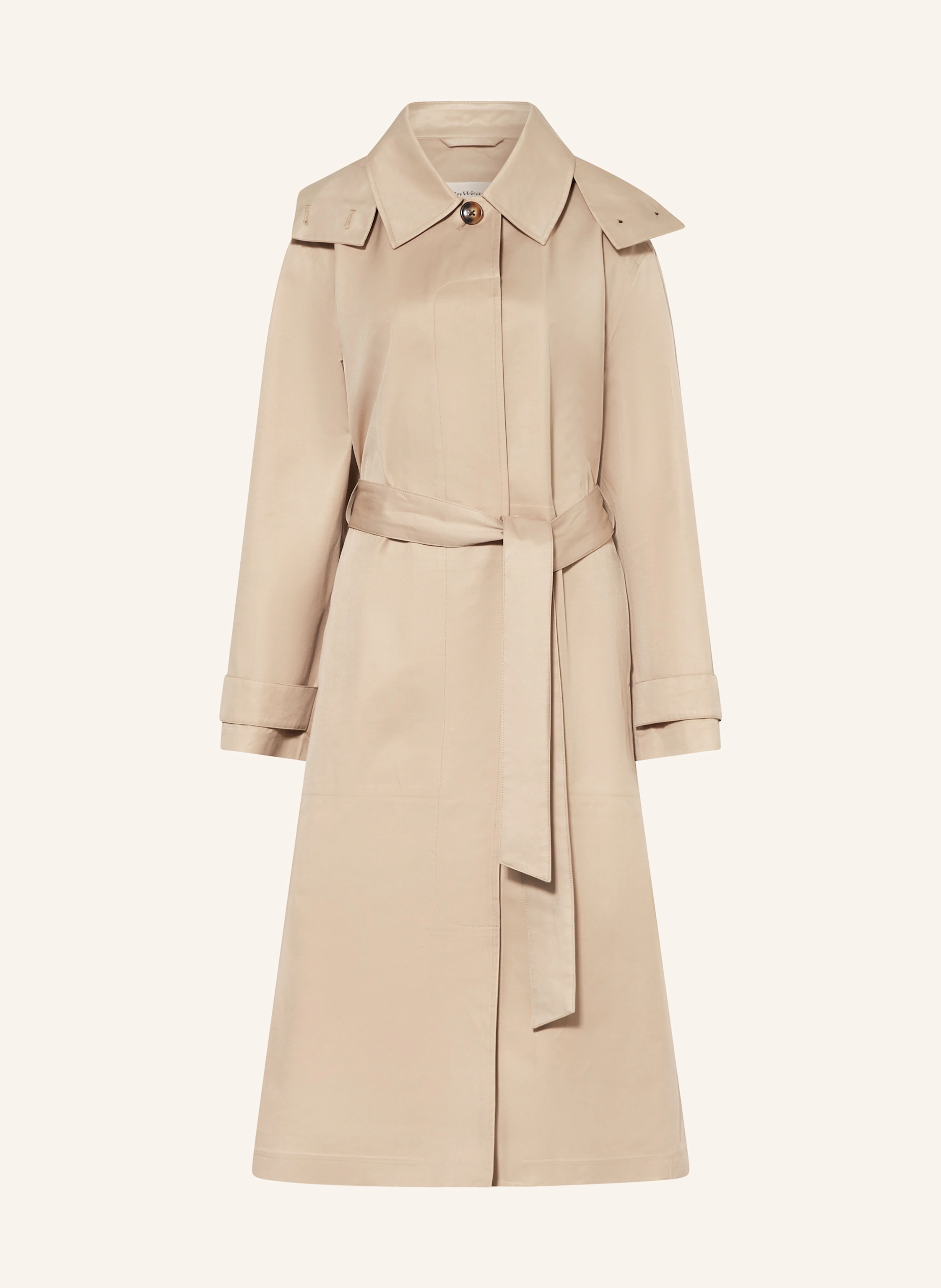 InWear Trenchcoat MYLAHLIW mit abnehmbarer Kapuze
