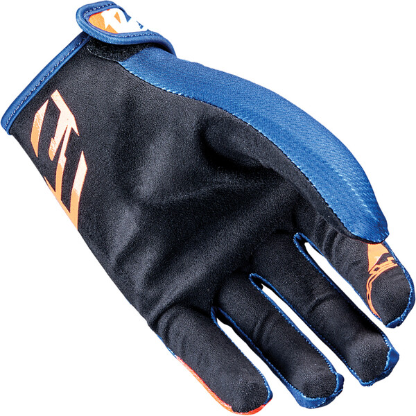Five - Gants MXF4 Scrub Navy / Orange fluo