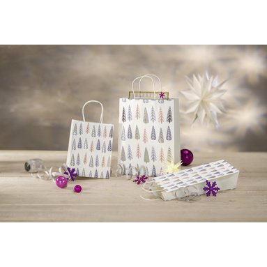 Sac cadeau de Noël 'Pine Trees', petit