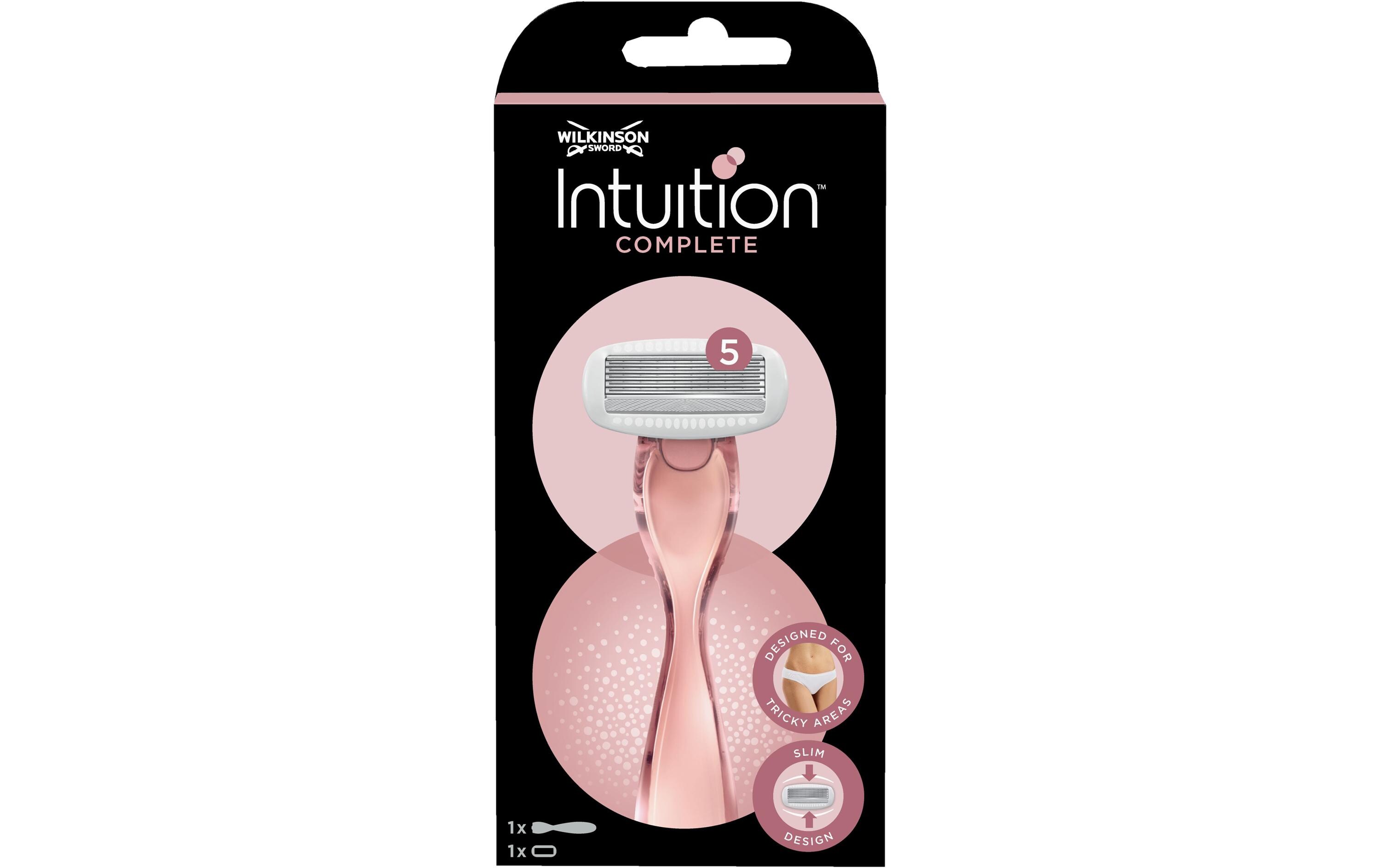 Rasierer Intuition CompleteDamenrasierer mit schlankem Klingenkopf