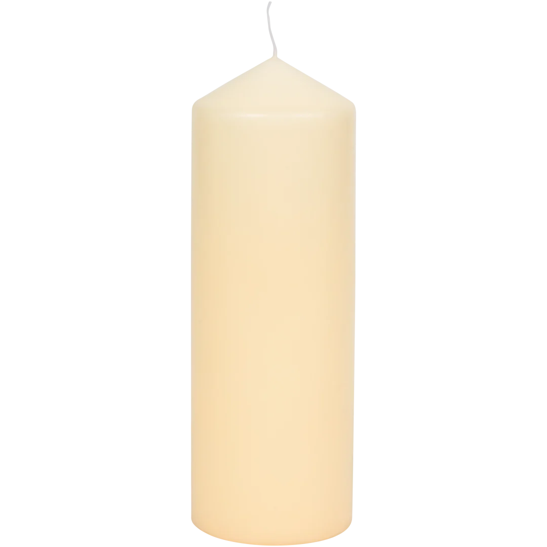 Stompkaars ivoor Ø 7 x 20 cm