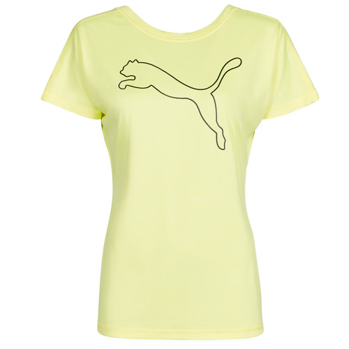 Puma - RECYCL JERSY CAT TEE - Jaune