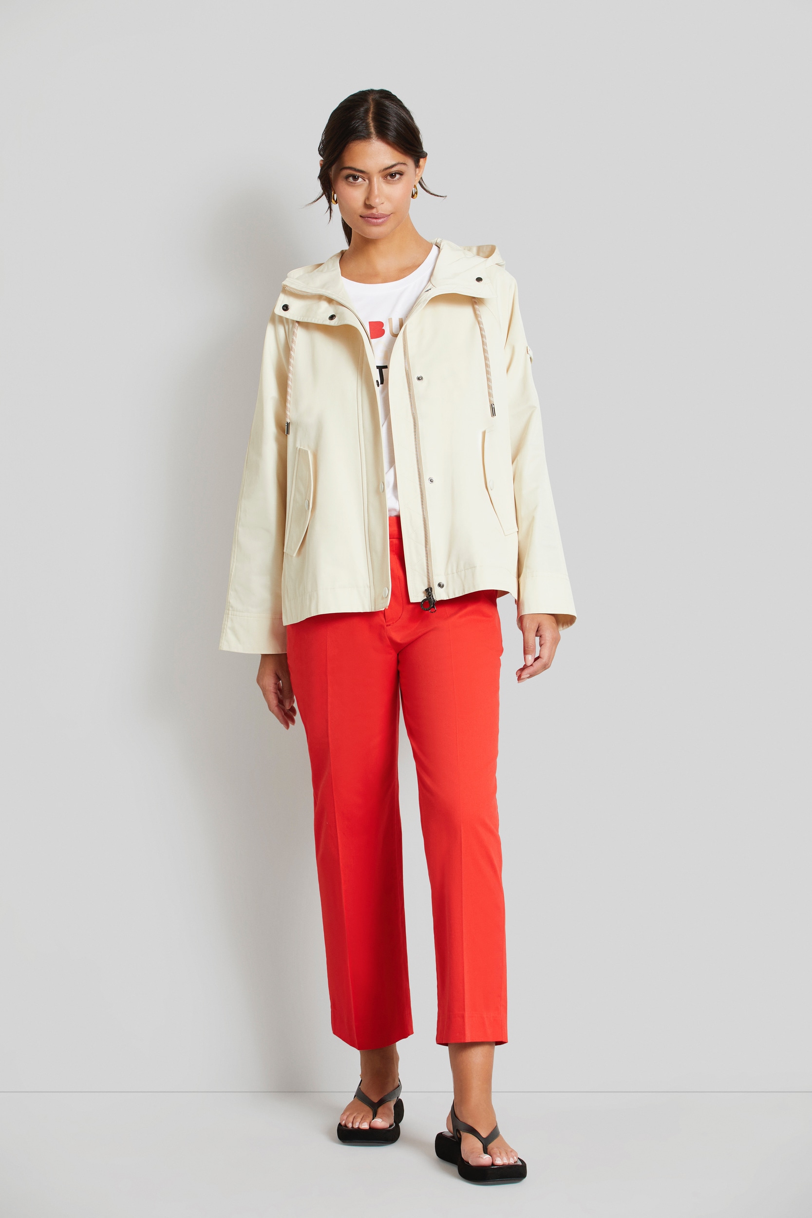bugatti Blouson mit Kapuze mit lockerer Passform