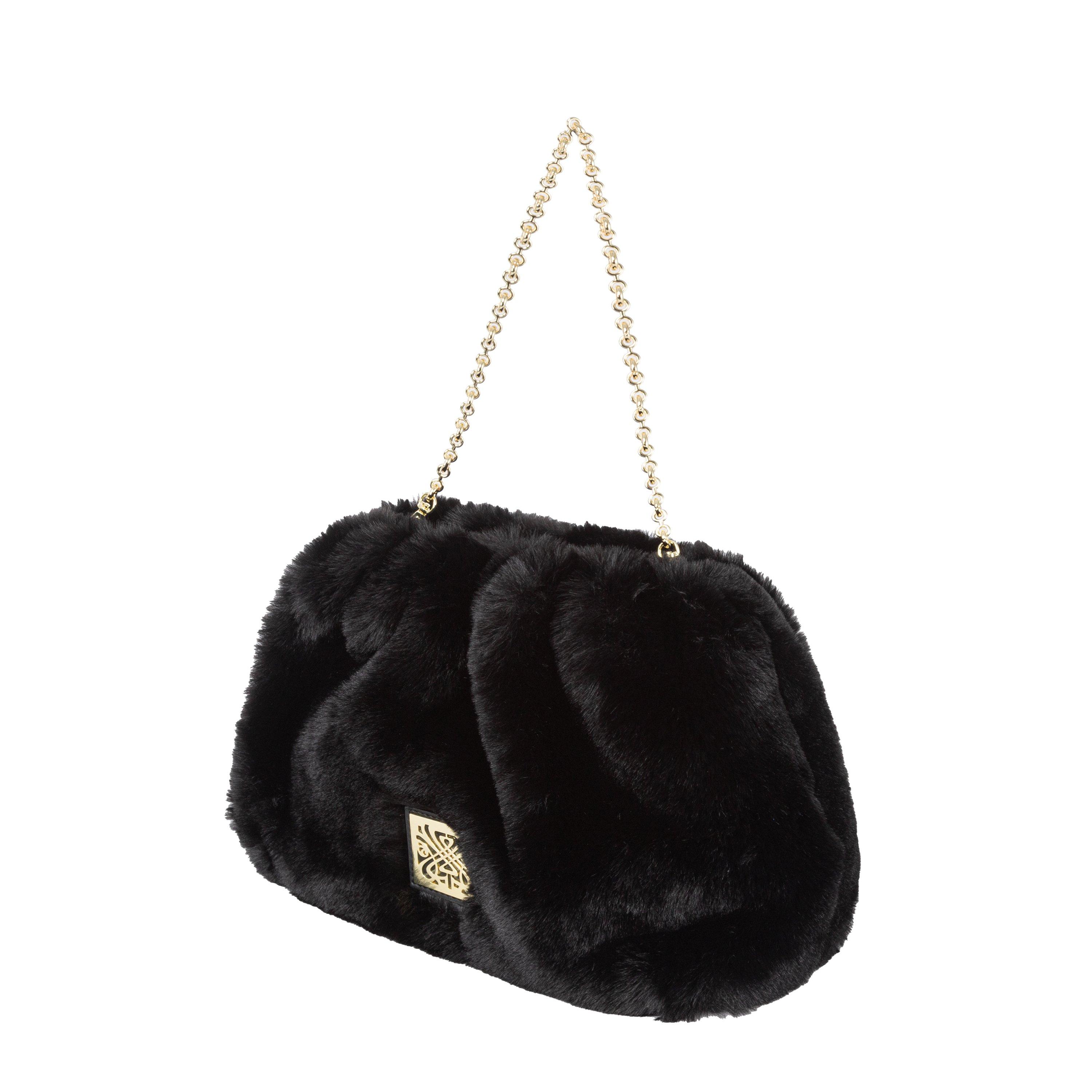 Biba Faux Fur Clutch