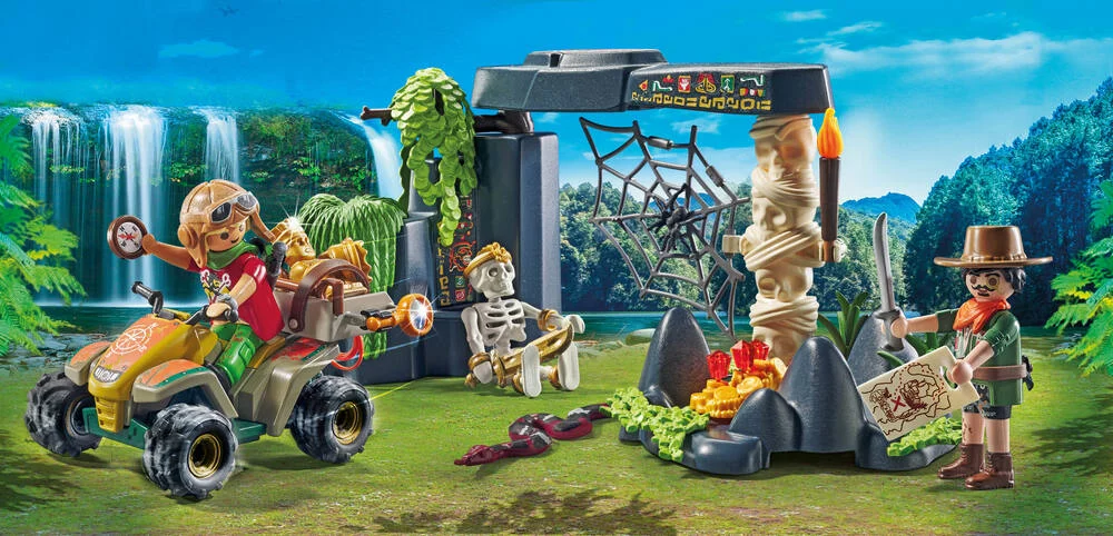 EXPLORATEURS ET RUINE DE LA JUNGLE - 71454