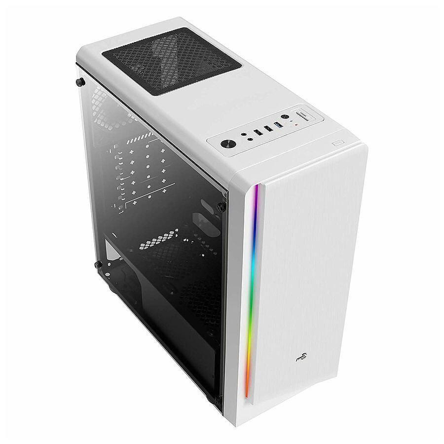 AeroCool Rift Tempered Glass - Blanc