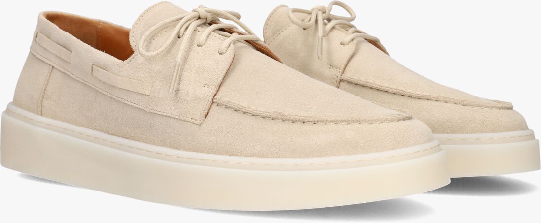 beige posa veterschoenen deckshoe originale