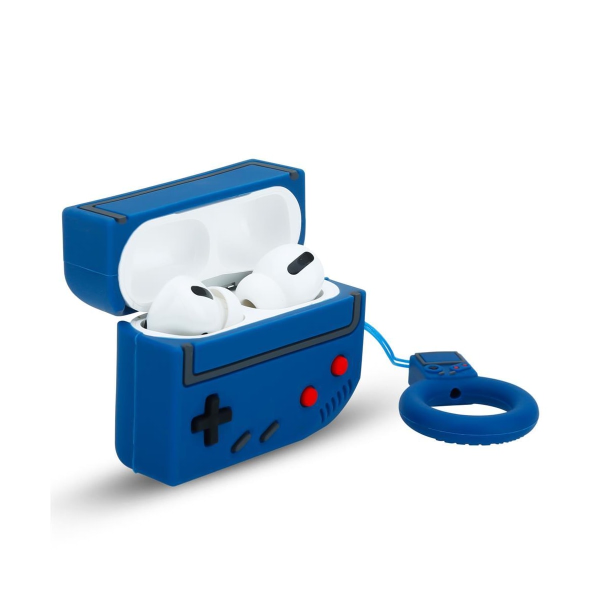 TPU AirPod etui Veske (blå)