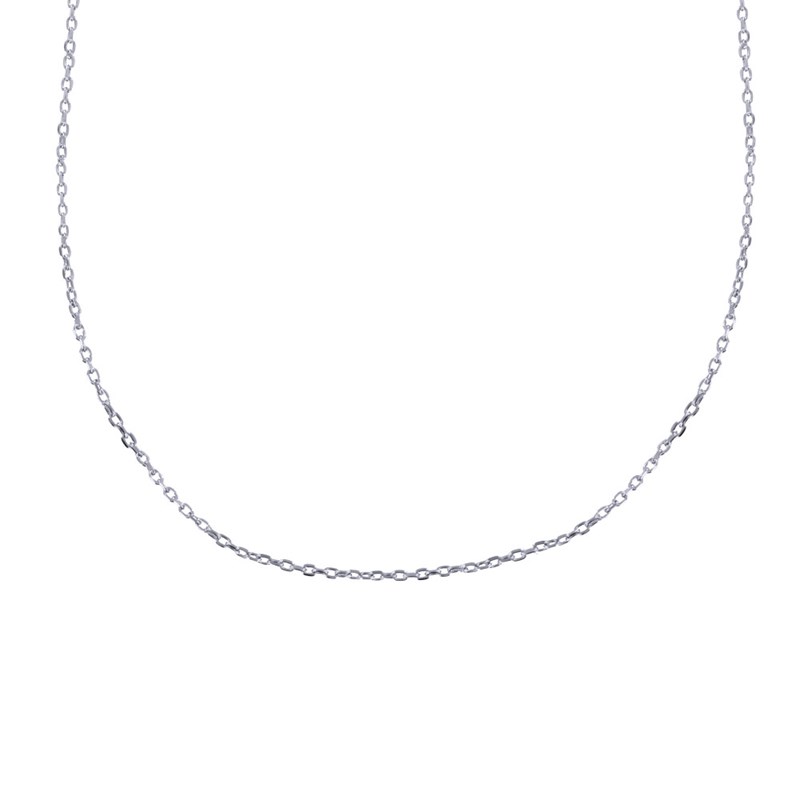 Chaine Argent 925/1000 Maille Forçat Bombée 1,8mm