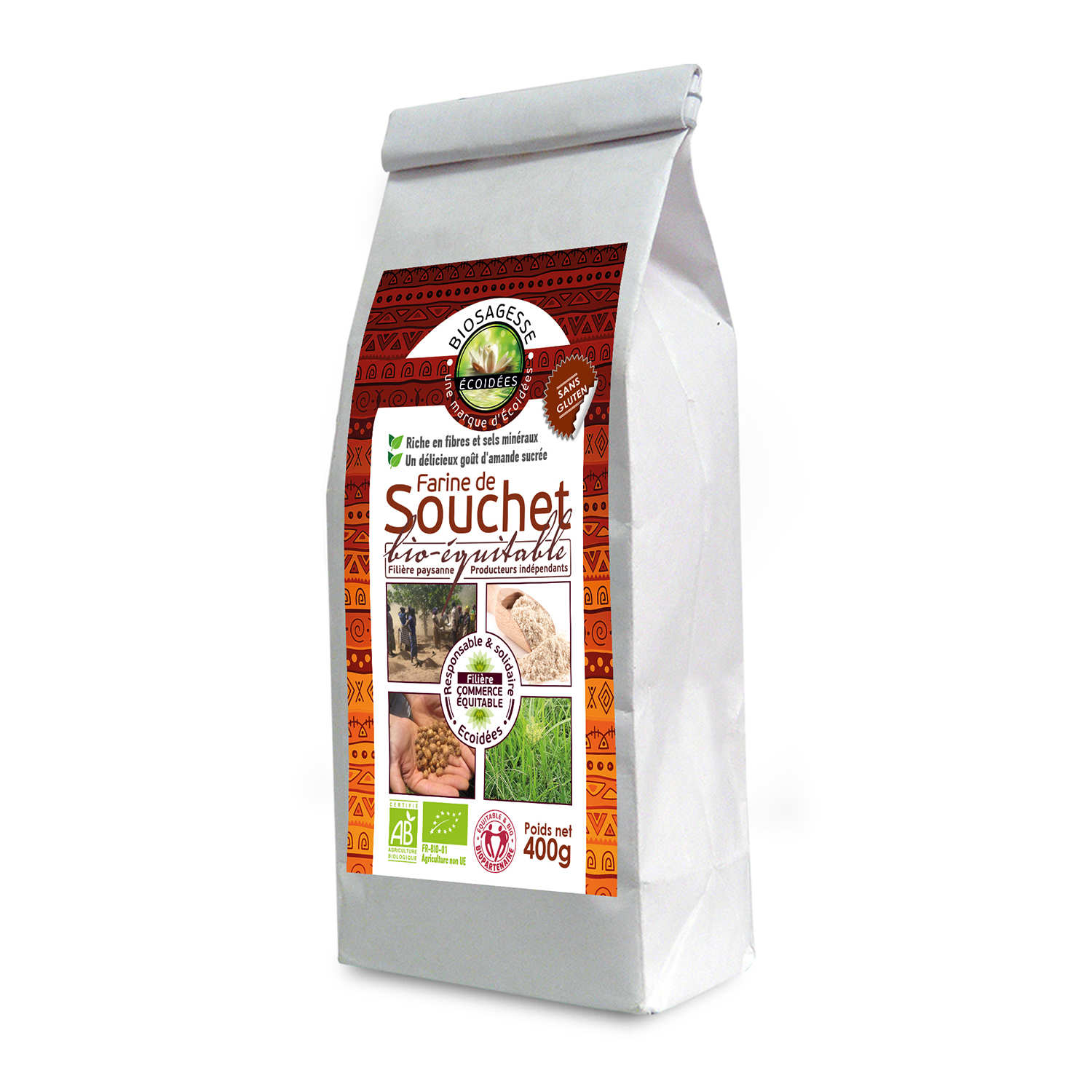 Farine de souchet bio sans gluten - Biosagesse