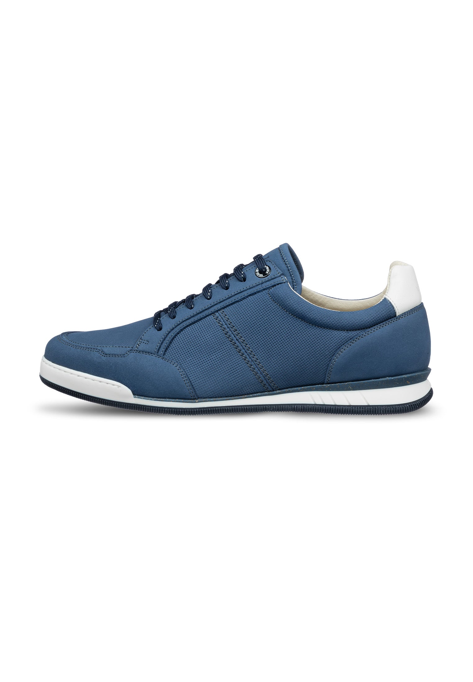 Blauw nubuck Magnus sneaker
