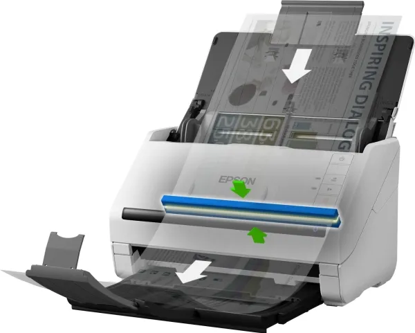 EPSON WorkForce DS-530II DIN A4-Dokumentenscanner, ADF 50S.