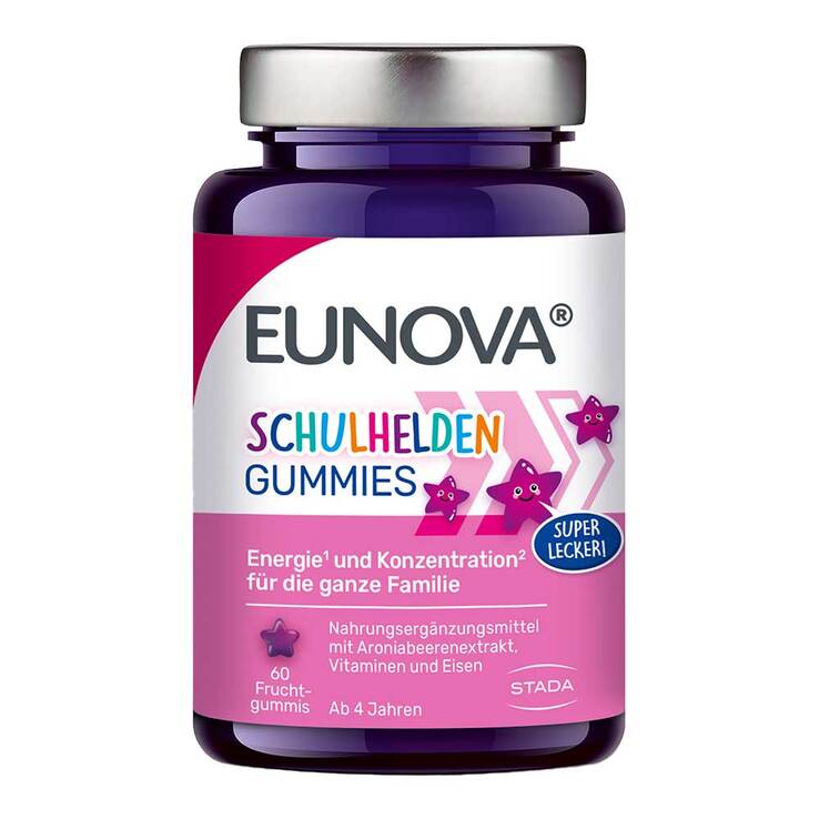 Eunova Schulhelden Gummies, 60 St