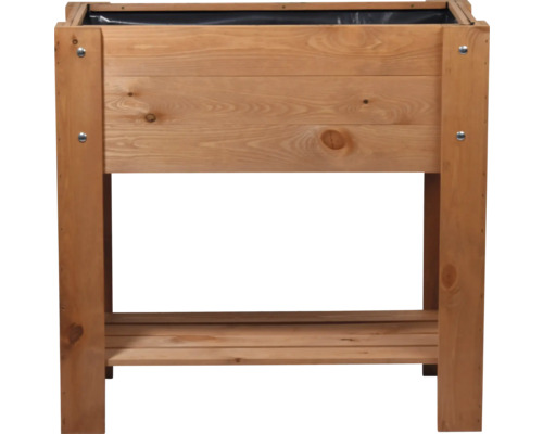 Verhoogd tuinbed op palen dobar 80,3 x 40 x 78,4 cm bruin