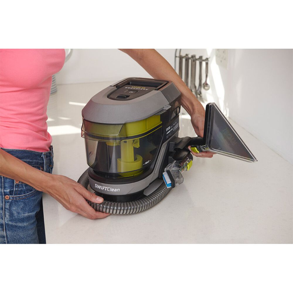 TEKSTILRENSER RYOBI SWIFT CLEAN RDC18BL-0 ONE+ UTEN BATTERI