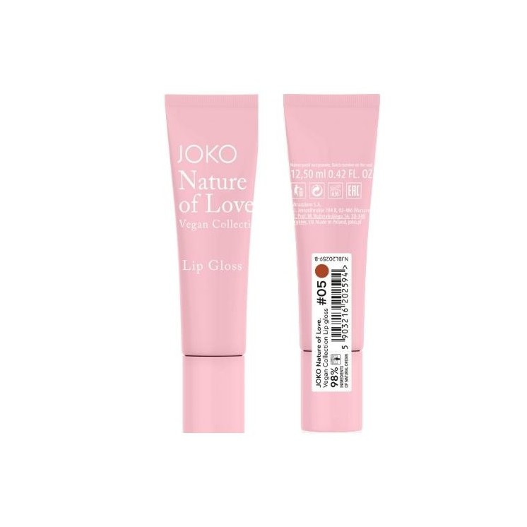 Joko Nature of Love Vegan Collection Lipgloss /05/ 12,5 ml