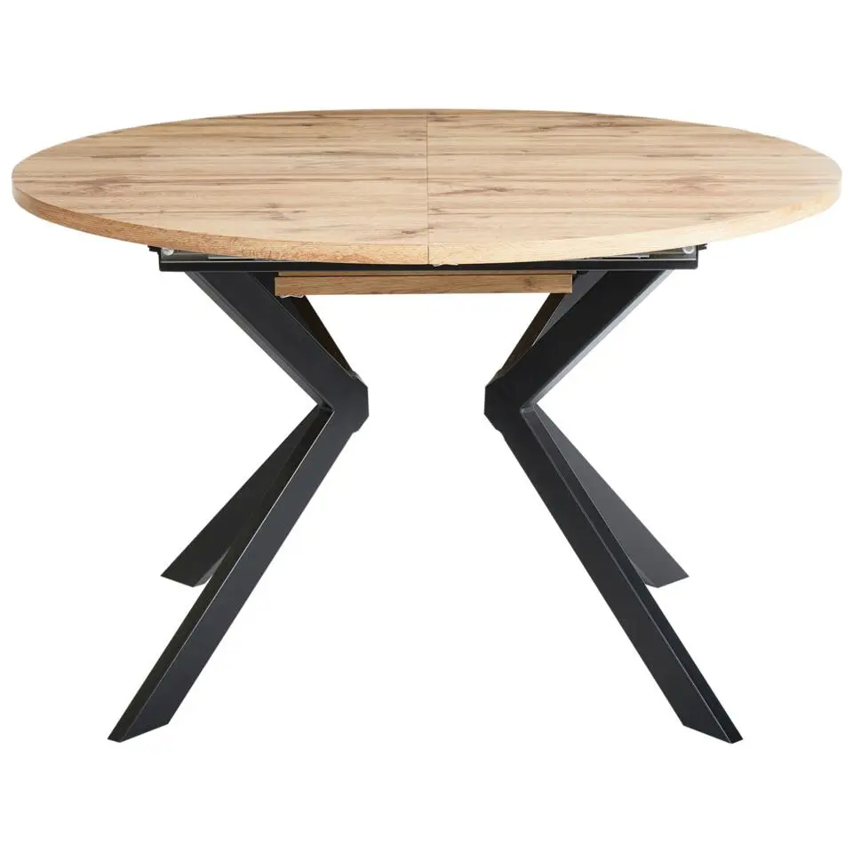 CARLEA - Uitschuifbare eettafel - Lichtbruin - MDF