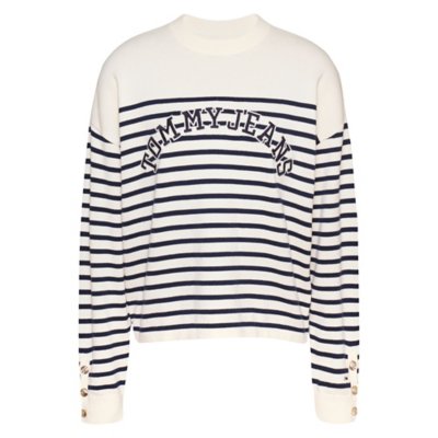 Pull femme Tjw Stripe Varsity TOMMY HILFIGER