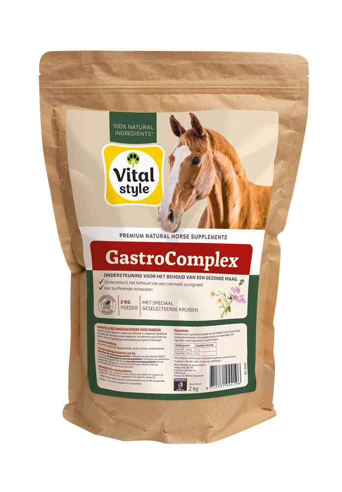 VITALstyle Gastrocomplex - Maagsupplement Paard - 2 Kilogram