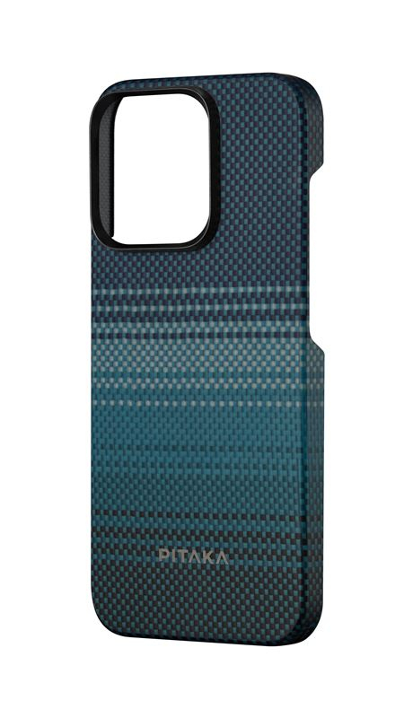 iPhone 15 Pro Max MagEZ 5 Case Fusion Weaving MagSafe Aramid Schutzhülle (KI1501MOM) - Moonrise (Blau / Schwarz)