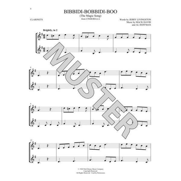 Hal Leonard Disney Songs For Two Clarinet
