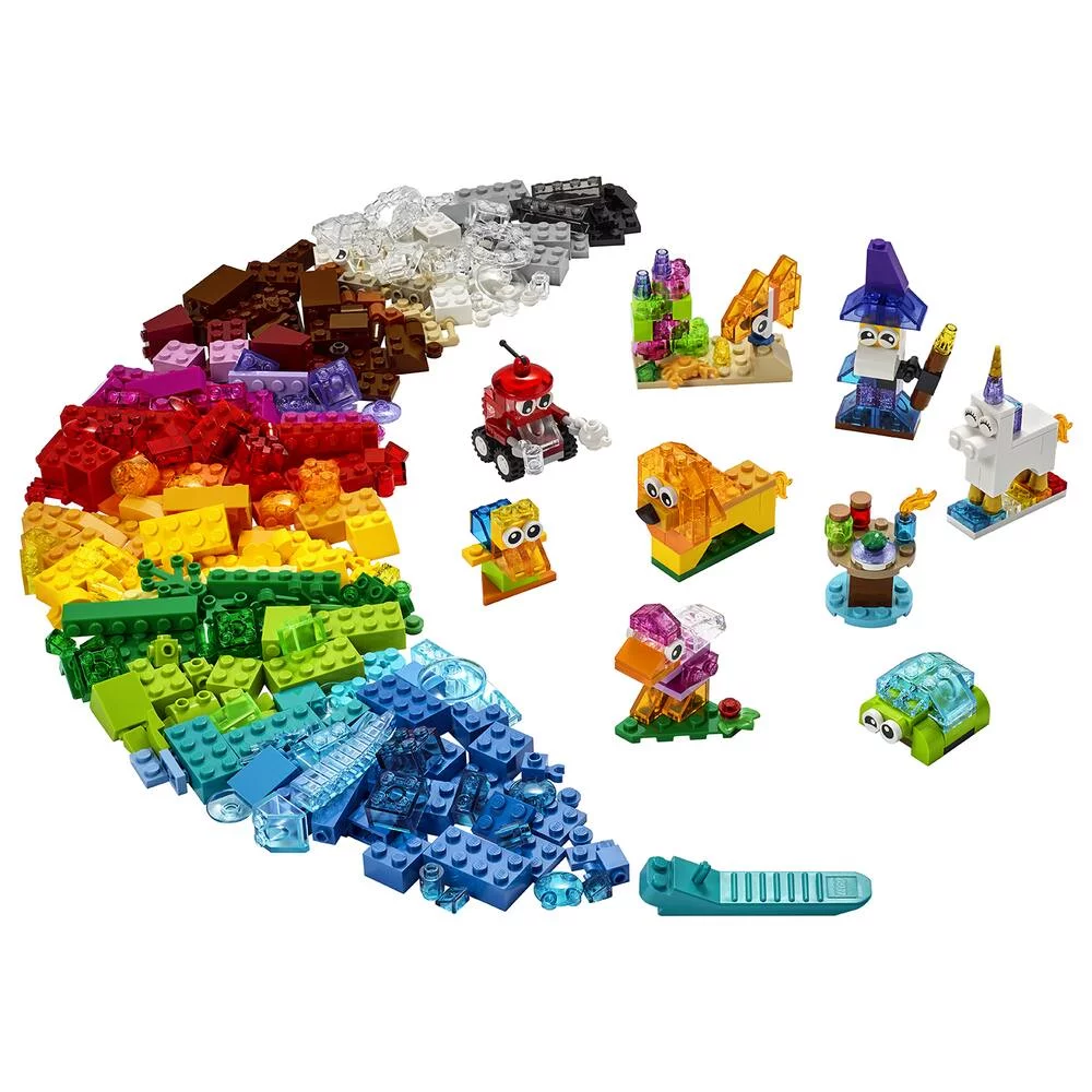 LEGO®CLASSIC 11013 - BRIQUES TRANSPARENTES CREATIVES