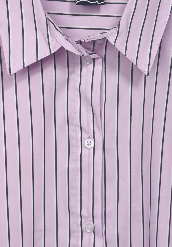 Office Streifenbluse - soft pure lilac