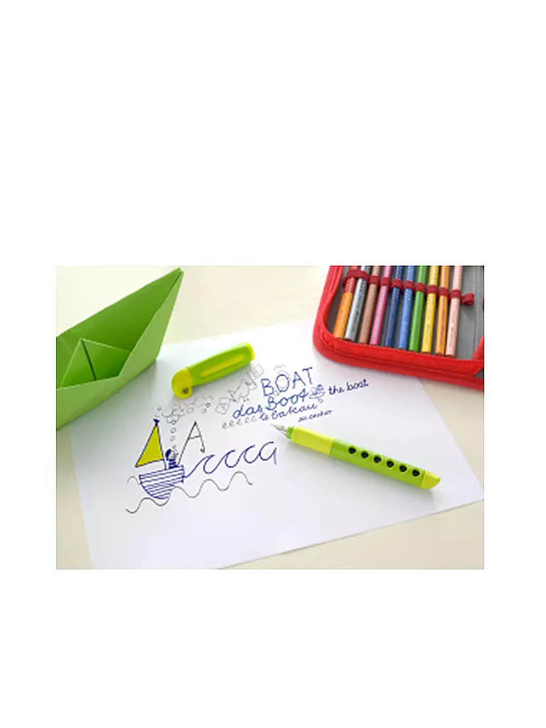 FABER-CASTELL Scribolino Schulfüller, Rechtshänder, hellgrün keine Farbe