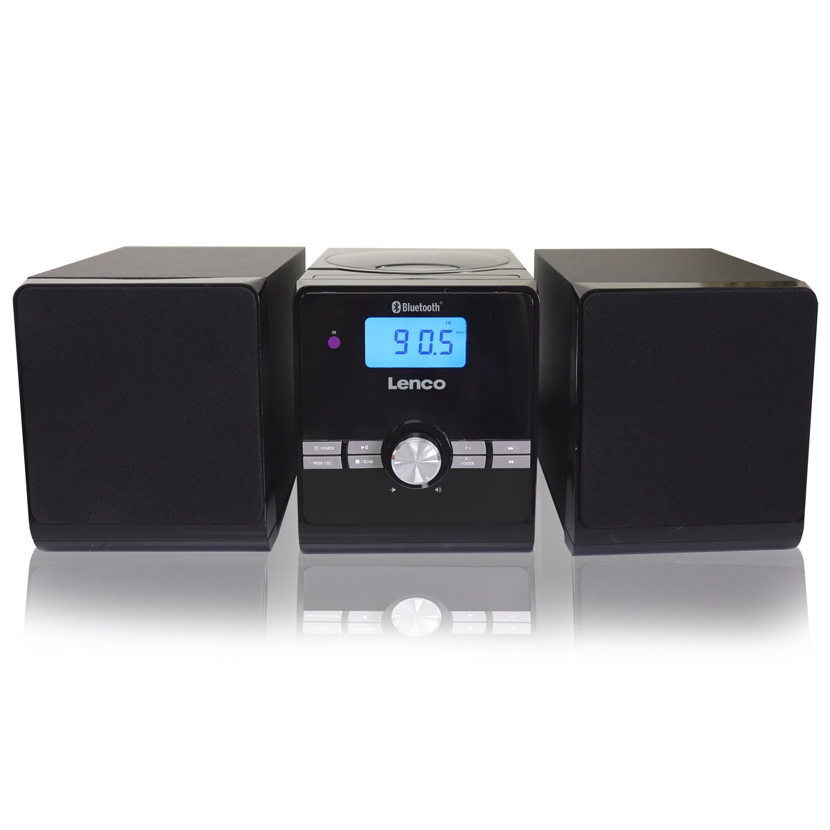 LENCO MC-030BK Mikro-Set mit CD/ MP3-Player