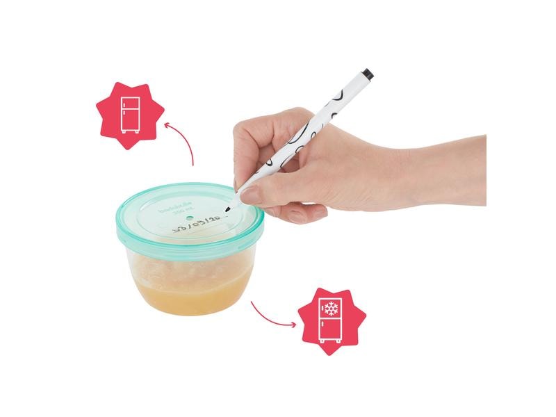 Badabulle Nahrungsbehälter Badabowls 250 ml Baby-Nahrungsbehälter