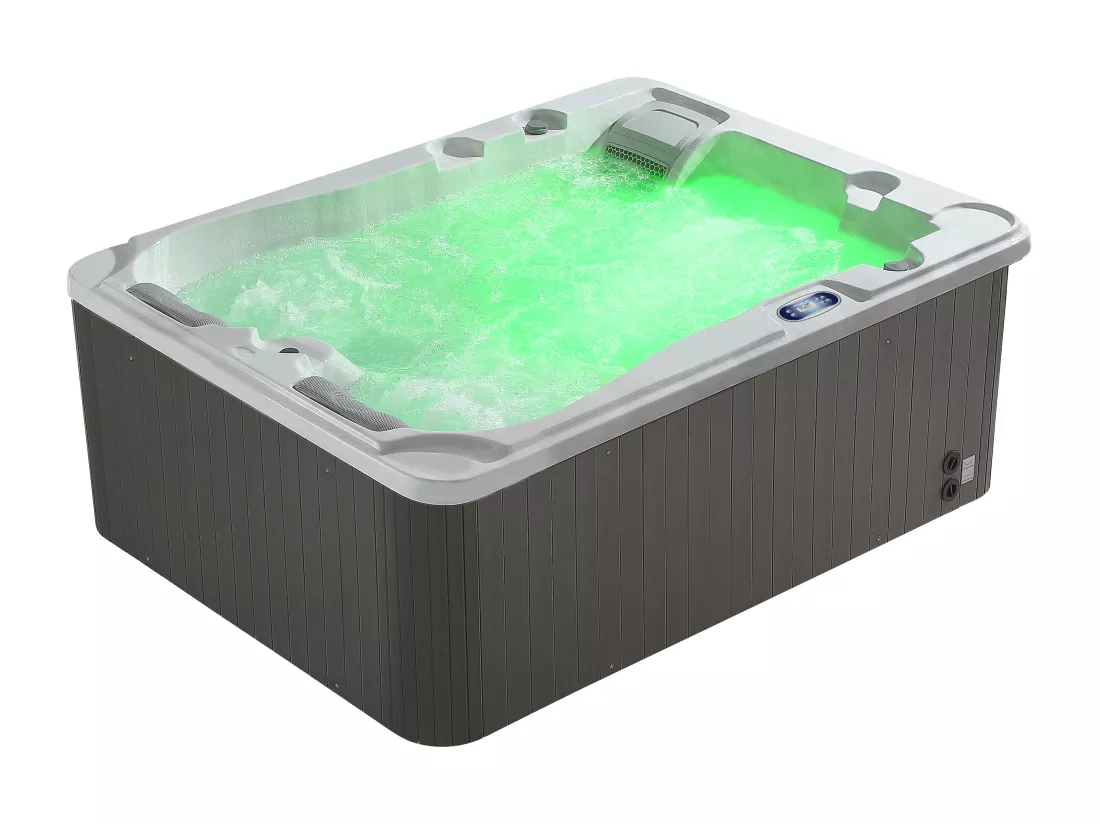 SPA 3 places blanc perlé - 65 jets - L210 x P158 x H73 cm - Système BALBOA - FIDJI VI