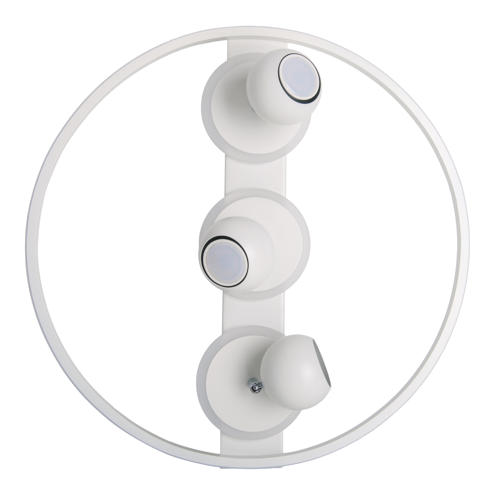 3er-Spot LED Deckenleuchte RONDA - weiß - 15 cm hoch