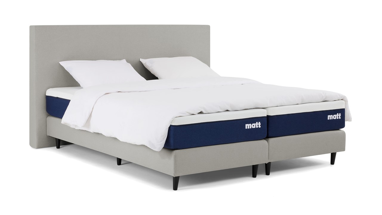 Matt Sleeps Boxspring Original met matras Matt grijs