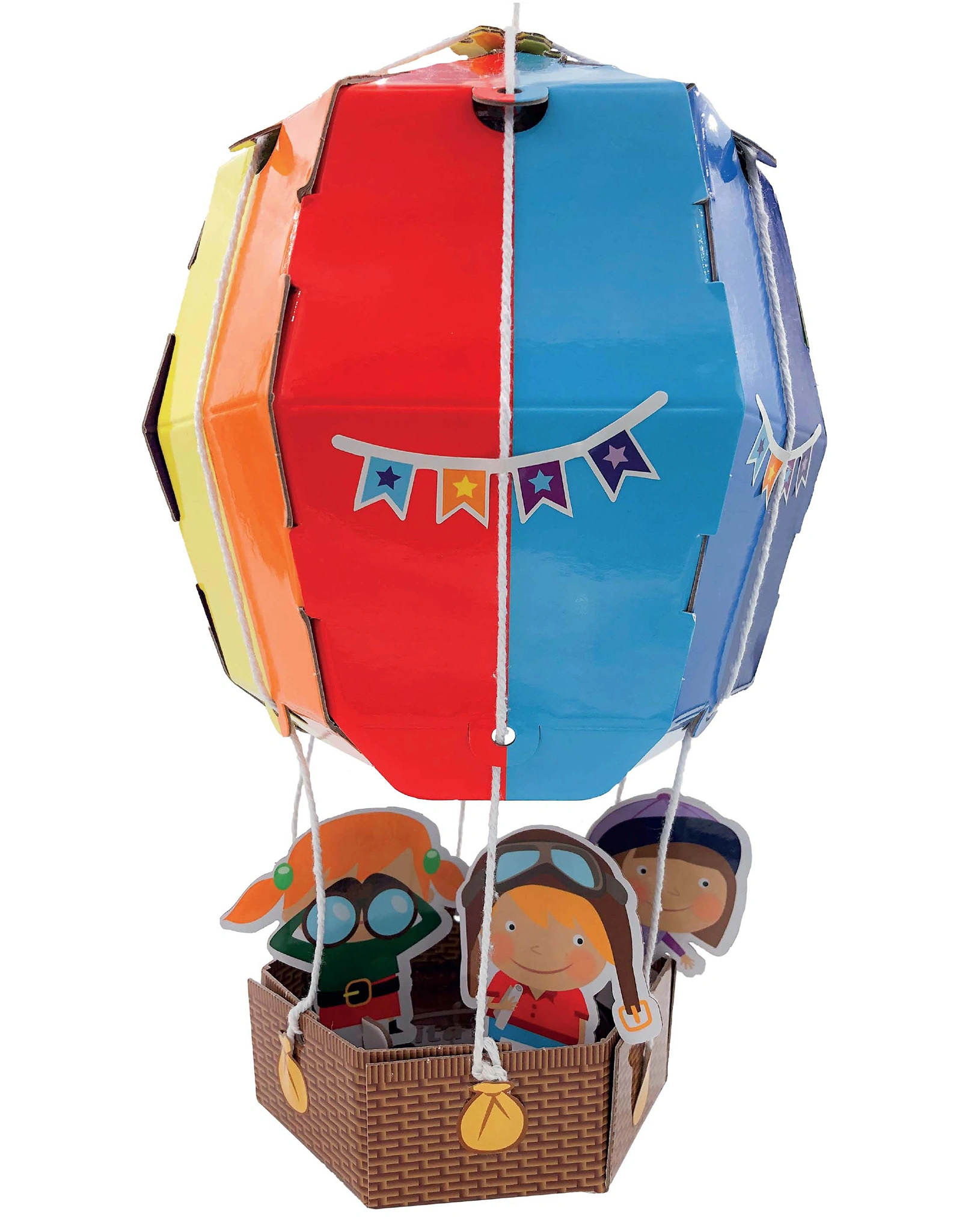 Spielwelt-Bastelset ZOO & BALLON aus Pappe