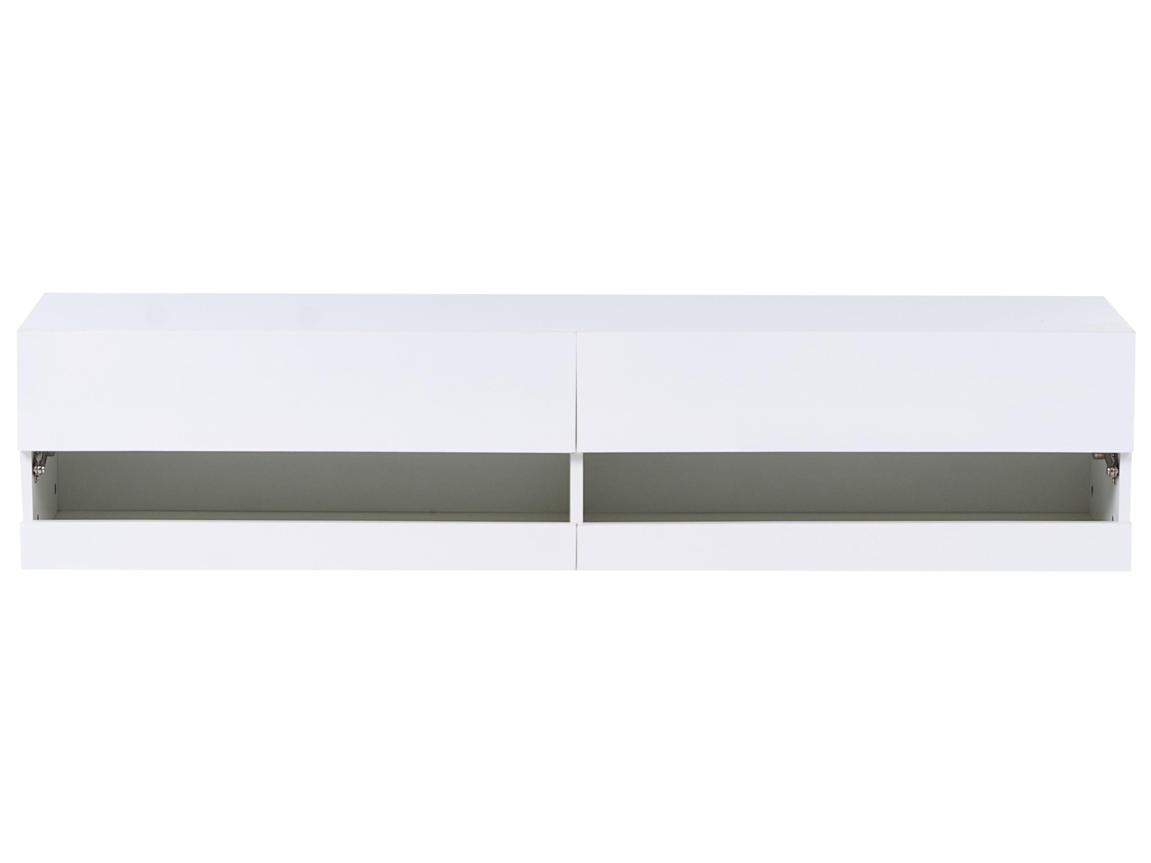 TV-meubel met LED EDMONTON Wit