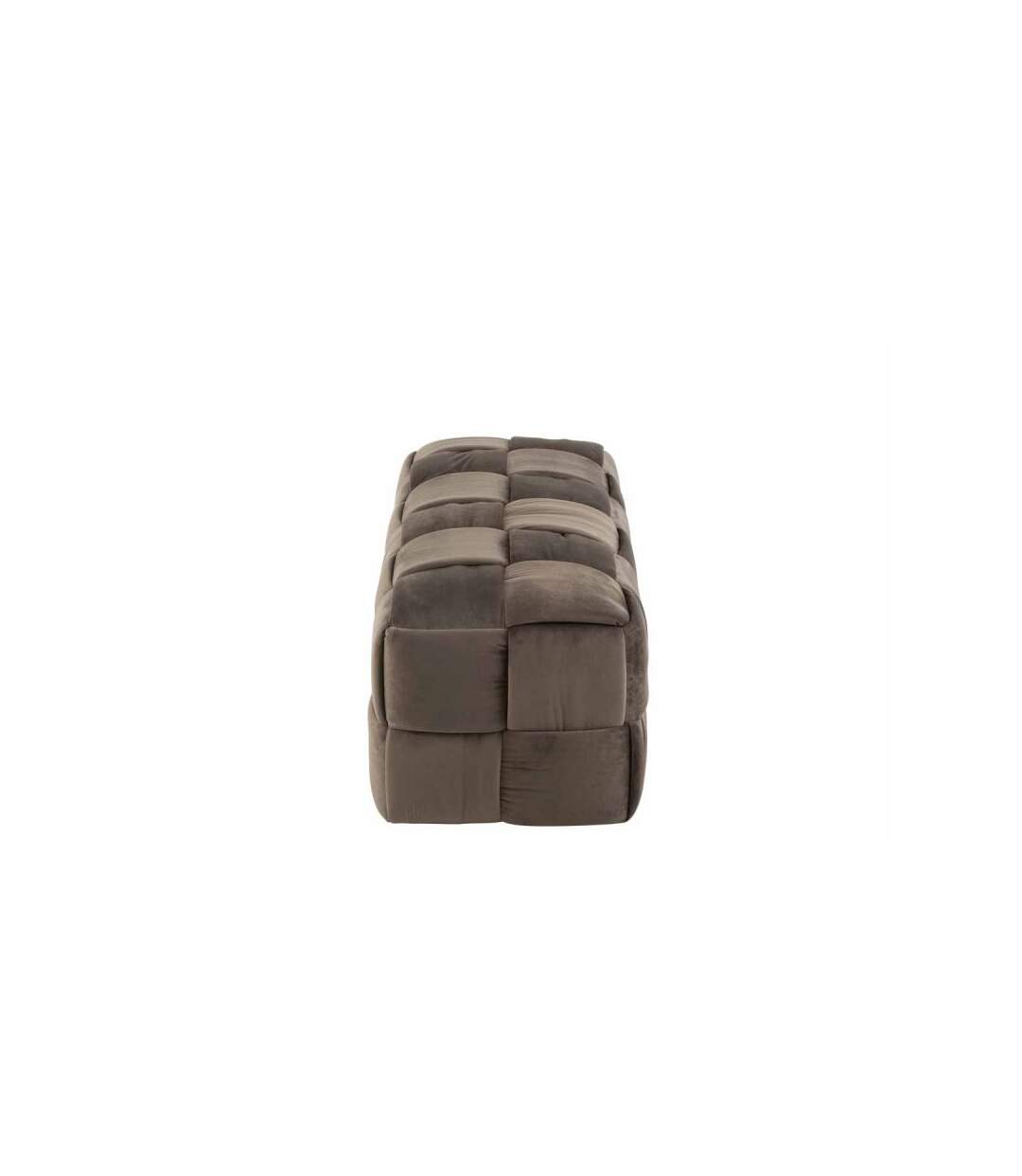 Paris Prix - Pouf Design 3 Personnes 120cm Gris Foncé