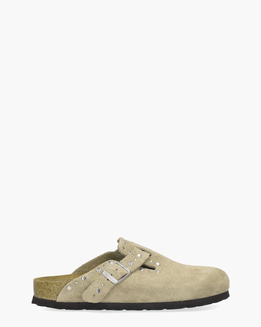 Birkenstock Boston Rivets Beige Damesslippers