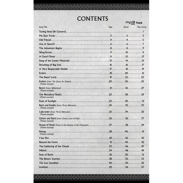 Alfred Music Publishing Instrum.Play Along: Hobbit Cl.