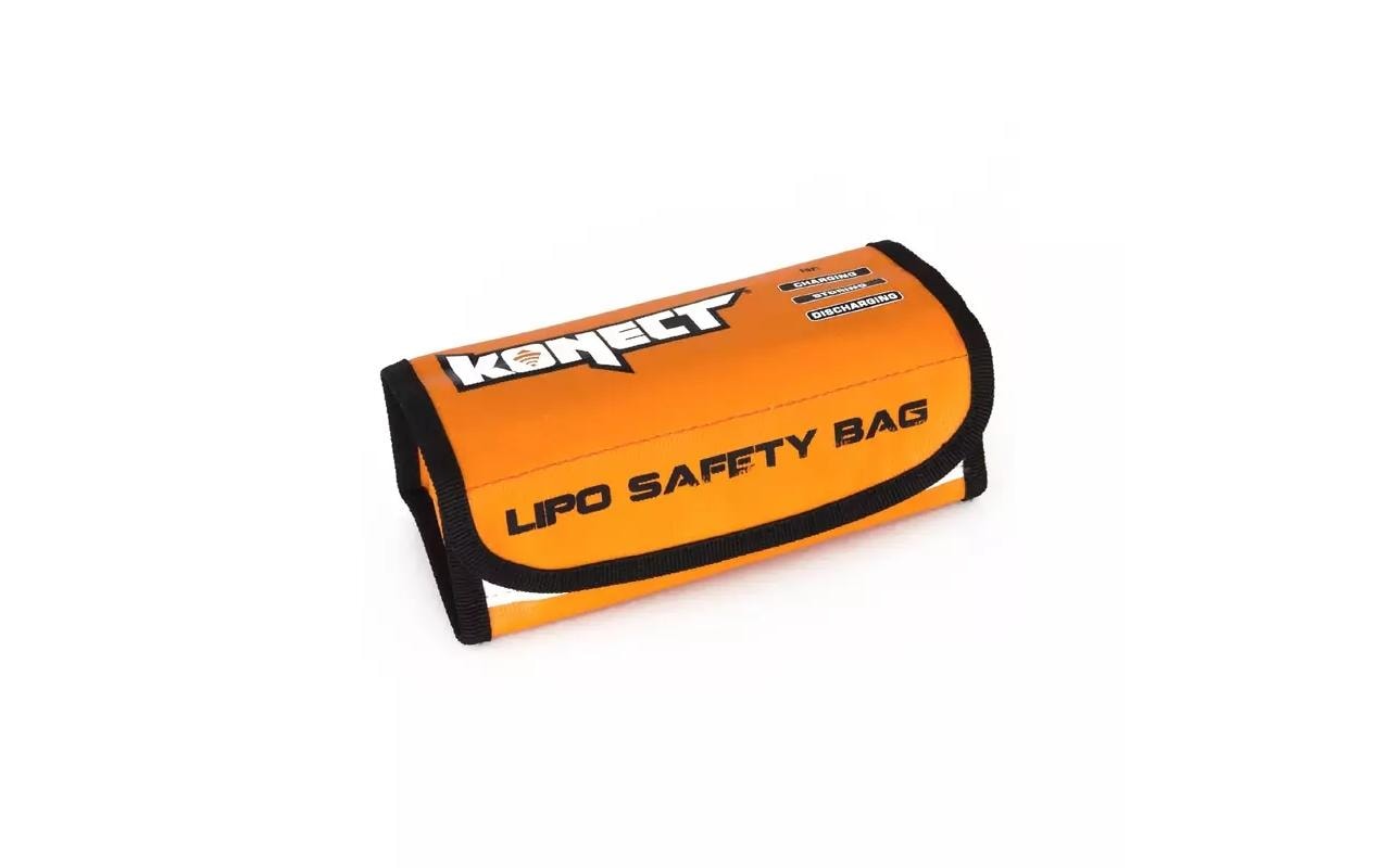 LiPo-Tasche 180 x 60 x 60 mmTasche zum Lagern und Laden von Lithium Akkus