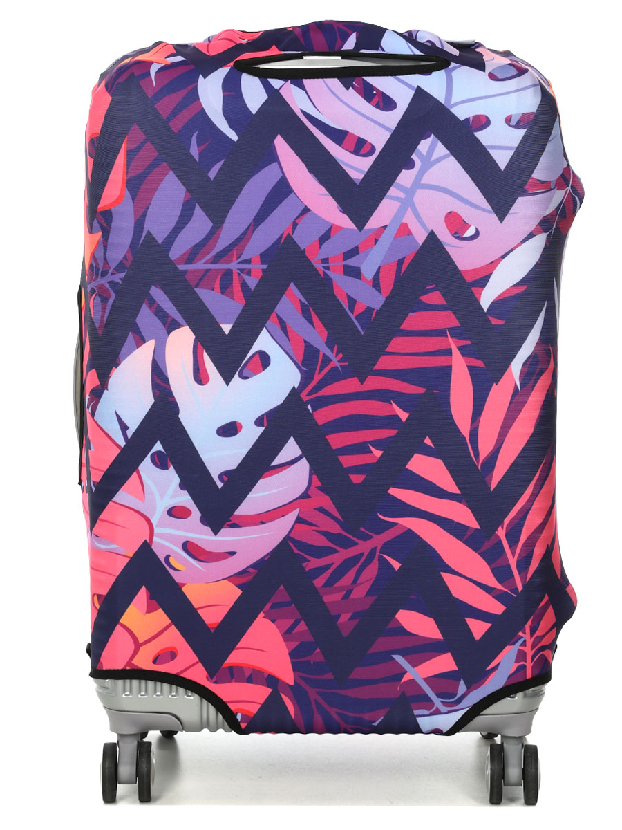 Housse de valise Periea Purple Zigzag S