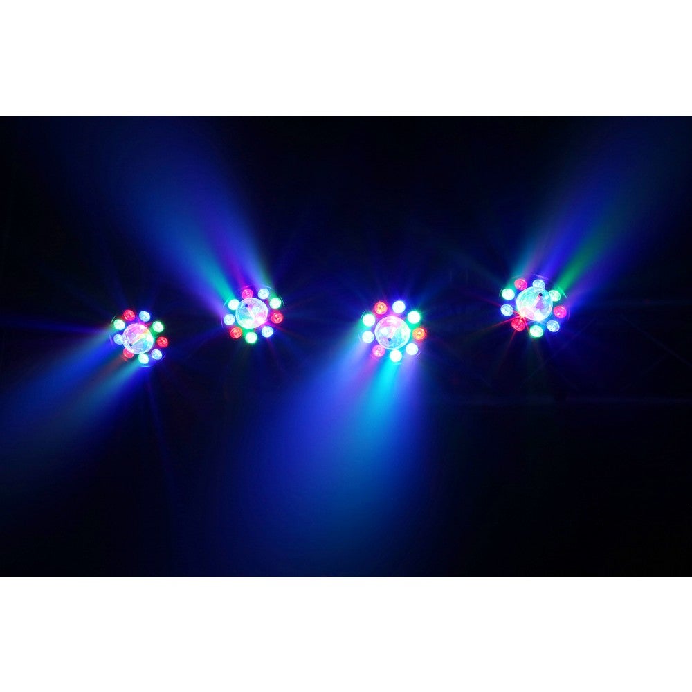 BeamZ Partybar3 4x PAR met Magic Ball
