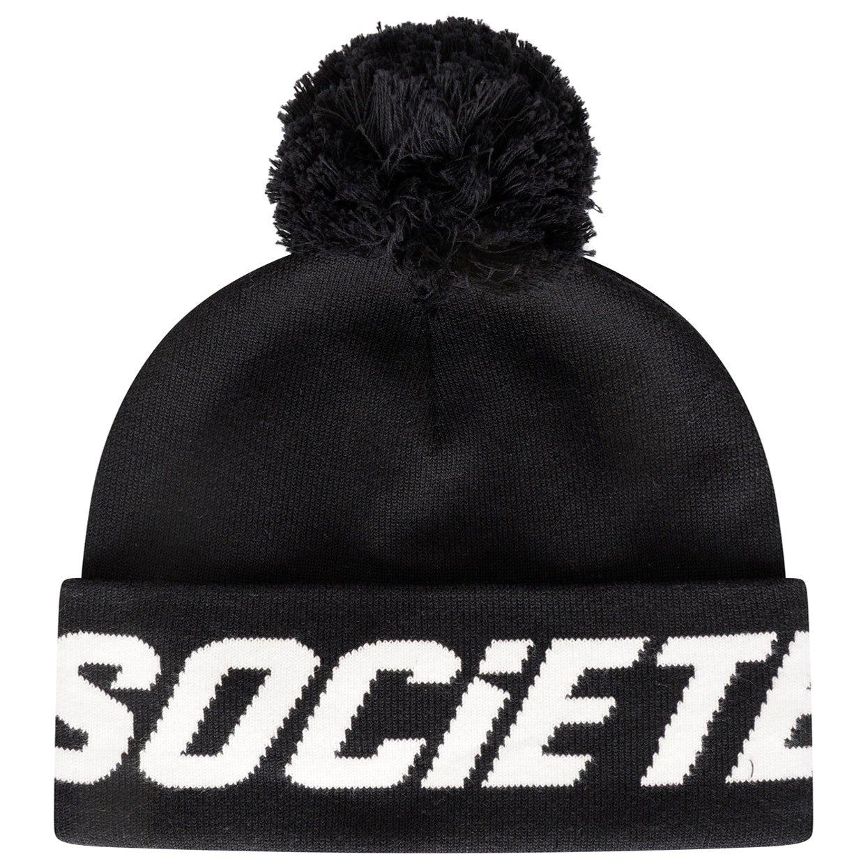 Societe Noir Logo Beanie