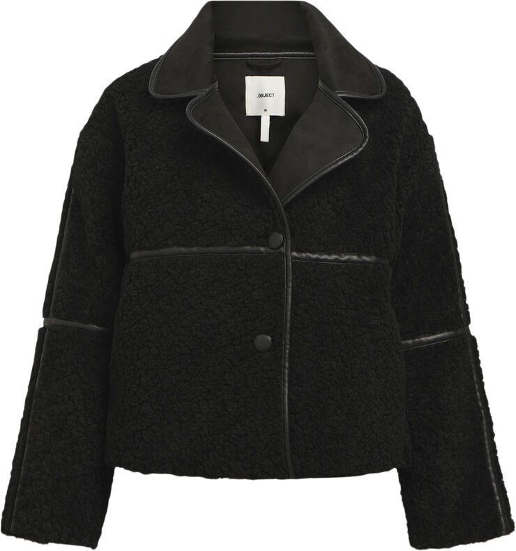 Object OBJRINA L/S LO JACKET E AW FAIR 24 Black
