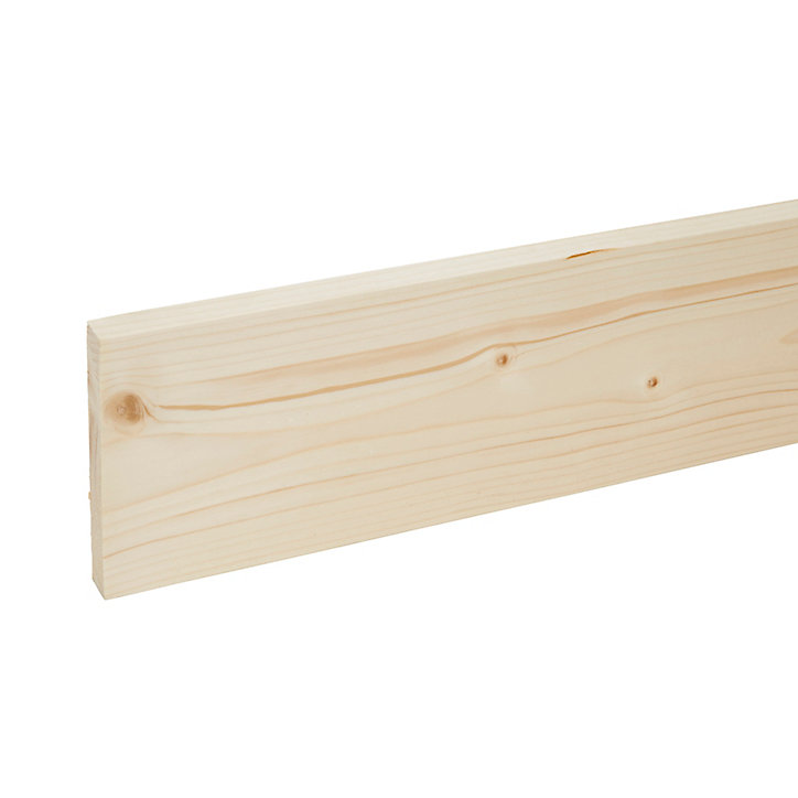 Planche rabotée 18 x 119 mm L.2,4 m (vendu par lot de 4)