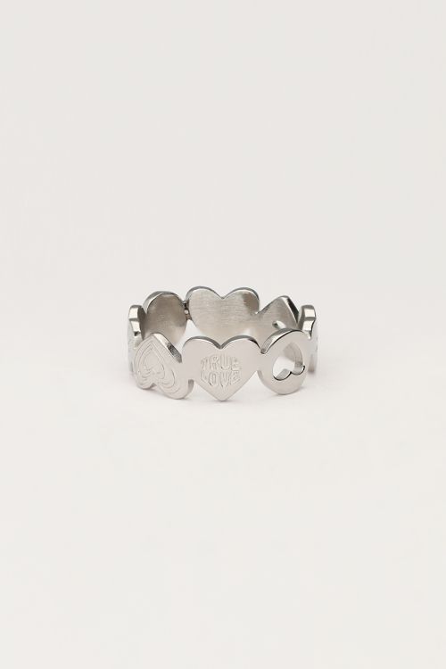 Iconic ring chunky hartje