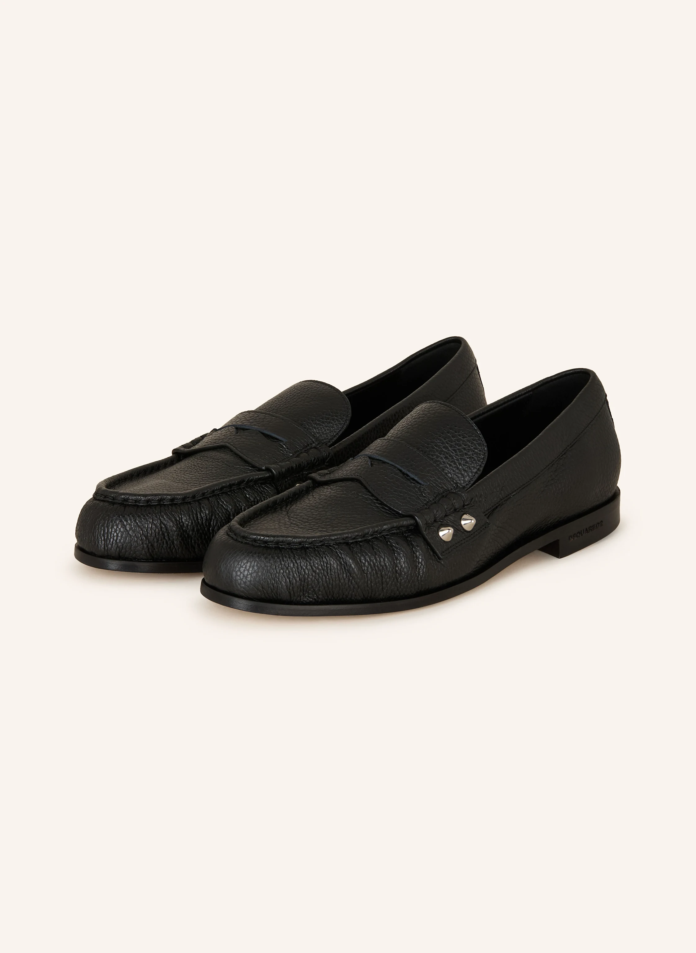 DSQUARED2 Loafers VITELLO BOTTALATO+BORCHIE