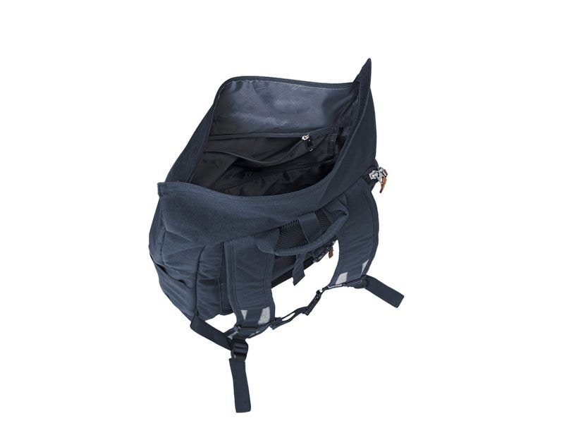 travelite Rucksack Basics Rollup 35 l, Dunkelblau/Grau Freizeitrucksack
