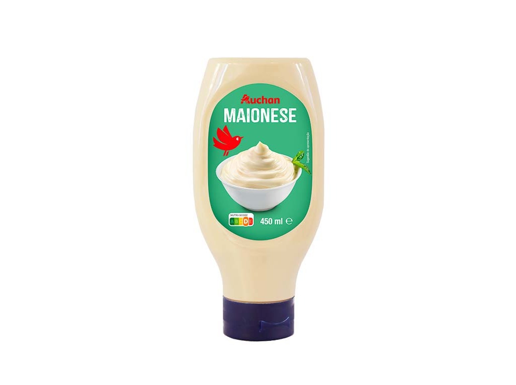 MAIONESE AUCHAN TOP DOWN 450ML